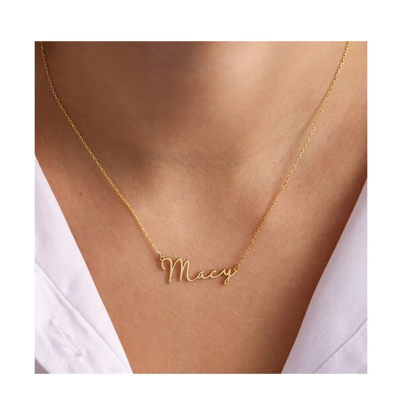 Custom Personalized Name Necklace Signature Name Necklace Gift for Mother Day Gift
