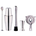 Wuyi Camol Factory Hot Selling 6pc Boston Shaker Set with Premium Bartender Weighted Martini Drink Shaker