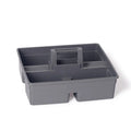 AXA Durable PP Plastic Multifunction 3 Dividers Tote Carry Storage Box with Portable Handle Cleaning Tools Basket