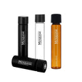 Customized Logo Printing 22mm Flat Bottom Screw Top Borosilicate Glass Test Tube with CR Lid