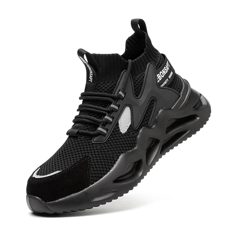 Industrial Safety Shoe Men S  Construction Protective Security Work Shoe Safety Toe Steel Toe Breathable Mesh