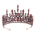 Wholesale Handmade Vintage Black Wedding Bride Crown Princess Pageant Crown MegaBDM