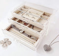 Acrylic Jewelry Storage Box for Women 2023 Small Business Idea Display Rack for Earrings Bracelets Necklaces Rings