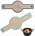 YJ Wonderful Custom 56*21cm Large Oval and Round Shape Silicone Bread Sling for Air Fryer Special Double-Handled Mat with Holes