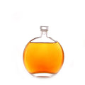 Wholesale Clear Flat Round Wine Liquor Whiskey Tequila Glass Bottles 250ml/500ml Eco-friendly