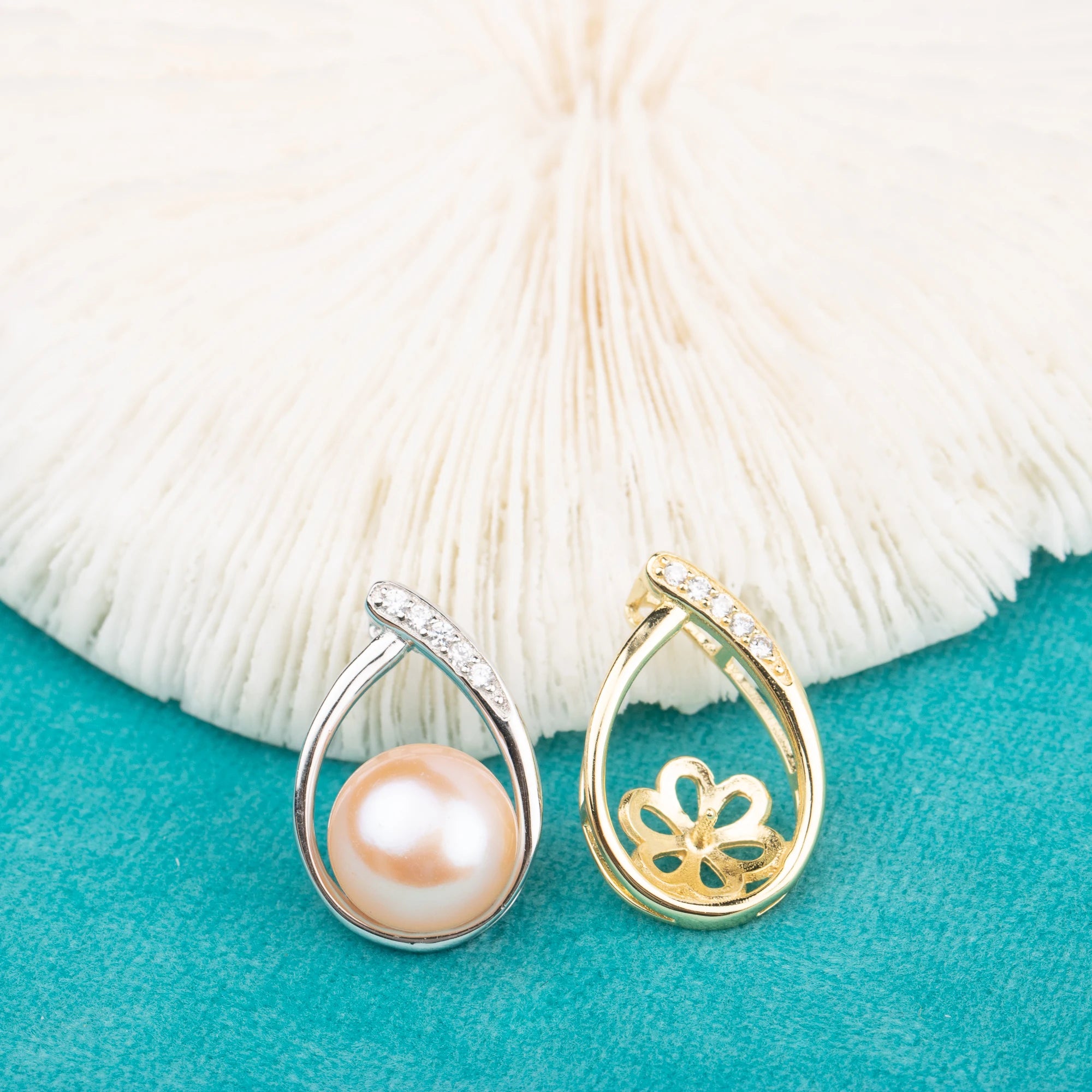 Pe010784 DIY 9-12mm Natural Freshwater Pearl Pendant Accessory 925 Sterling Silver Engagement Jewelry Necklace for Women