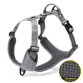 Truelove Wholesale Reflective Nylon Soft Dog Harness Reversible Adjustable Outdoor Breathable Pet Harness for Dog Pet Products