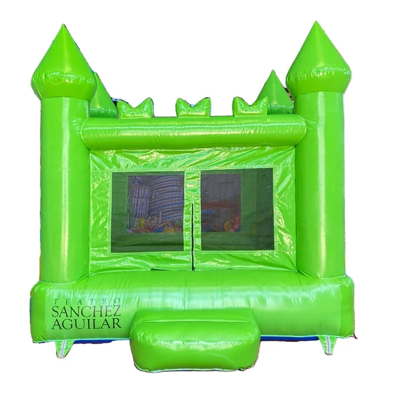 Party Rental Commercial Inflatable Jumping Castle Custom Bouncy Castle Inflatable Green Combo Bounce House Castle with Slide