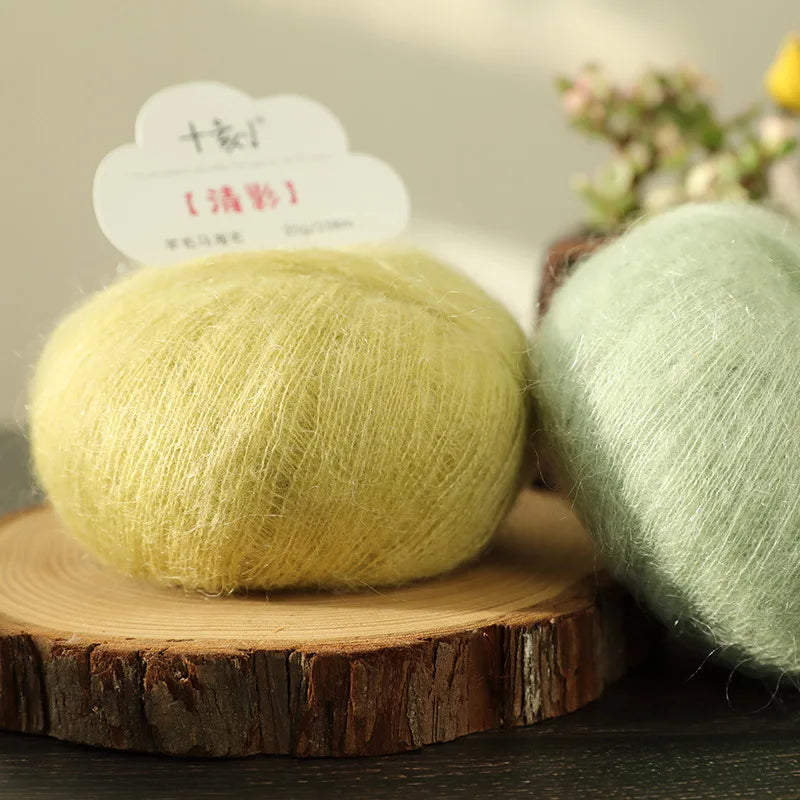 Super Soft 40% Mohair Wool Blend Merino Wool Yarn for Hand Knitting Winter Sweater
