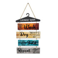 Wall Decoration Laundry Room Signs Wooden Board PaintingsRural Laundry Room Rules Hanging Wooden Signs Wooden Hanging Boards