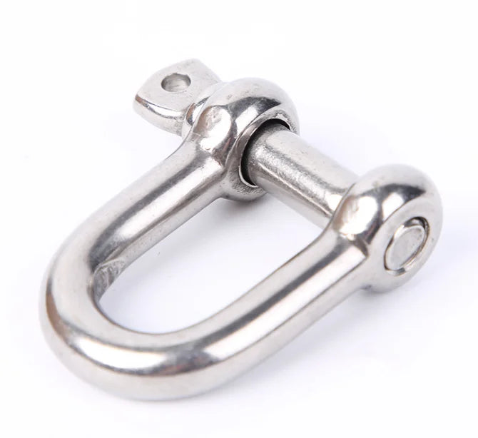3/16 1/4 5/16 3/8 Stainless Steel D Type Shackles Bow Shackles