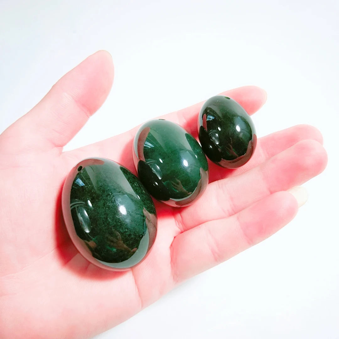 Quartz Factory Wholesale Price Nephrite Yoni Egg Set Crystals Healing Stones