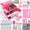 370 Piece Eco-Friendly and Disposable Cake Baking Tools Set Silicone Nozzle and Decorative Bag for Birthday Celebrations