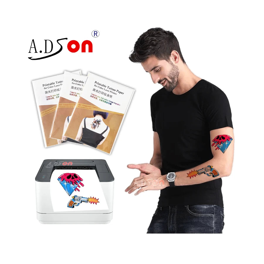 Temporary Tattoo Transfer Paper & Water Transfer Stencil Paper for DIY Custom Tattoos