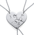 Trend 925 Sterling Silver Heart Shape Pendant Necklace Gold Plated for Parties and Weddings