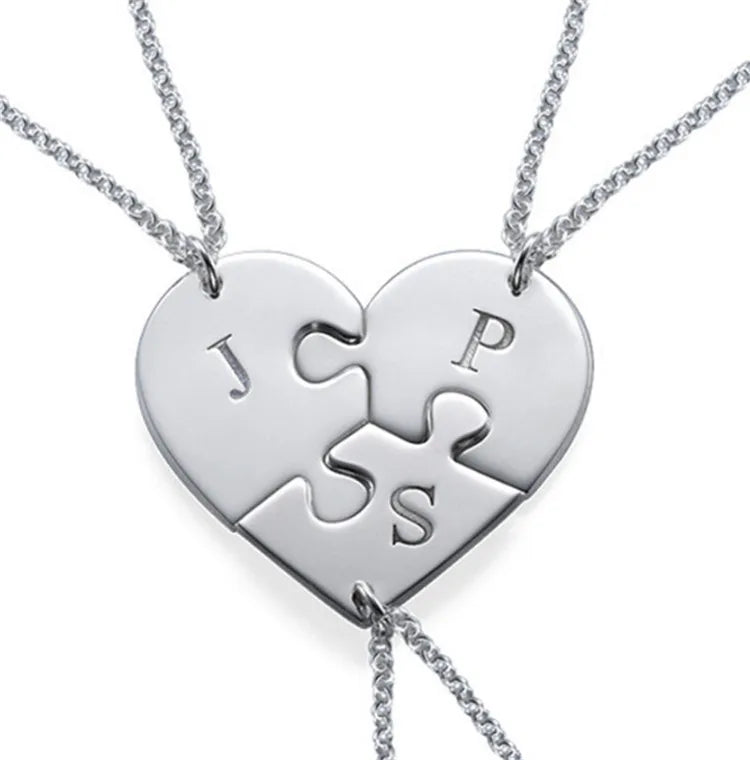 Trend 925 Sterling Silver Heart Shape Pendant Necklace Gold Plated for Parties and Weddings