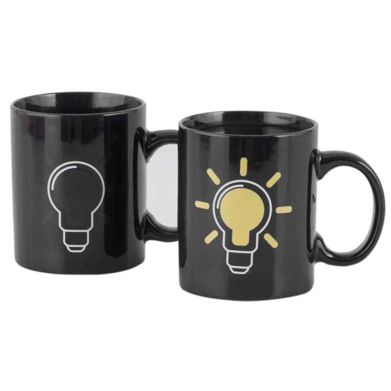 Interesting Light Bulb Color Changing Cup Ceramic Coffee Magic Cup