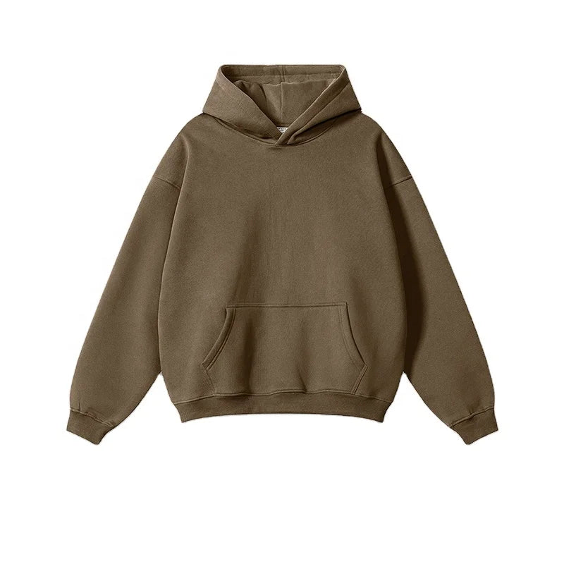 2024 Autumn Winter American Fashion Sportswear for Men Casual Regular Fleece Sweatshirt Sweatpants 100% Cotton Knitted