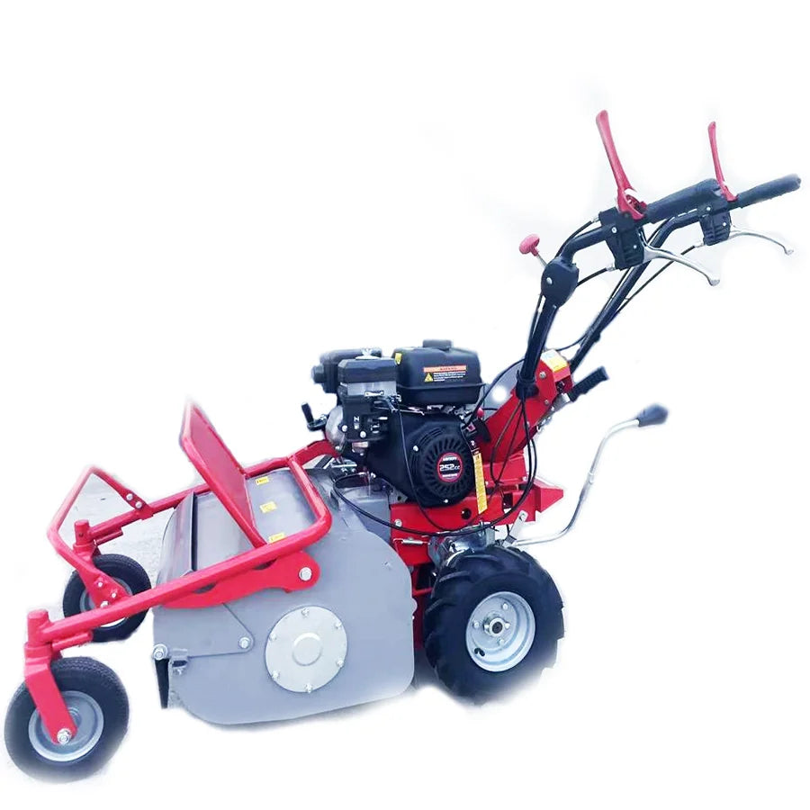 Self-Propelled 24V Gasoline Hand-Push Lawn Mower DIY Grade Cordless Grass Cutter with Robot Drive Steel Material OEM Supported