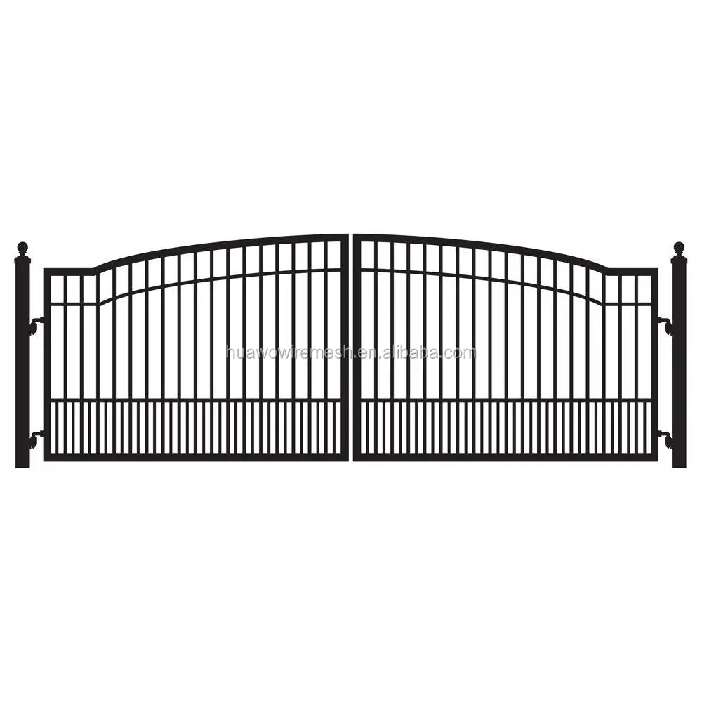 Rolling Galvanized Steel Sliding Gate and Metal Fence Security Accordion Doors