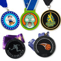 Promotional Gifts Cheap Mold Fee E-co Friendly Custom logo Embossed 2d Rubber Silicone Pvc Medals