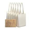 Wholesale Custom Grocery Shopping Tote Plain Blank Cotton Canvas Bag with Printed Logo