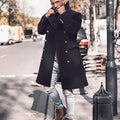 Men's Wool & Blend Coats 2022 Double Breasted Tops Outerwear Plus Size England Style Fashion Jacket Winter Long Overcoat Homme