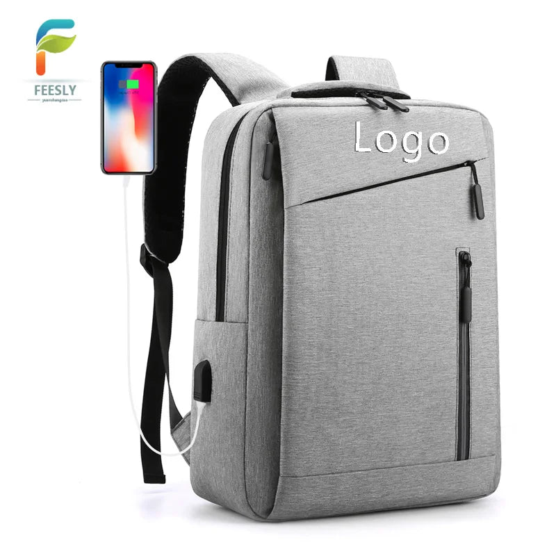 Hot Selling Multi-functional Business Leisure Backpack 15.6 Inch Custom logo Laptop Backpack With USB Port 2023 Bag Pack