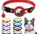 Anti Lost Pet Collars Adjustable Airtag Cat Collar Reflective Airtag Cat Collar Locator Tracker Protective