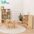 Montessori Bent Wood Table Chair Sets Daycare Nursery Preschool Classroom Bedroom Toddler Learning Furniture Safety Eco Friendly