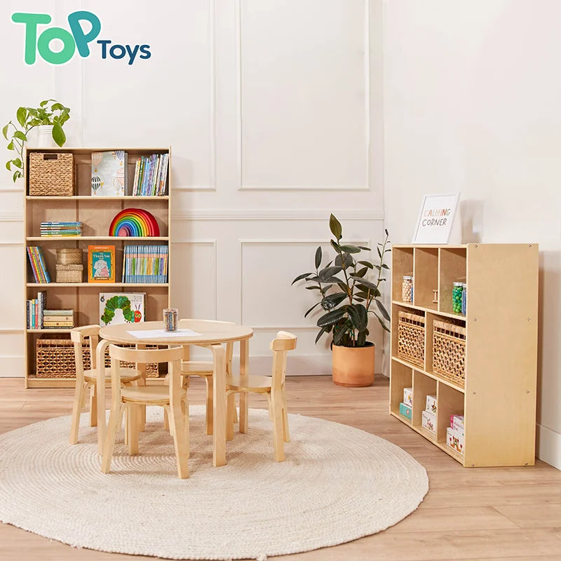 Montessori Bent Wood Table Chair Sets Daycare Nursery Preschool Classroom Bedroom Toddler Learning Furniture Safety Eco Friendly