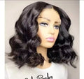 Average size of black short roll chemical fiber high temperature hair set for women in European and American wigs