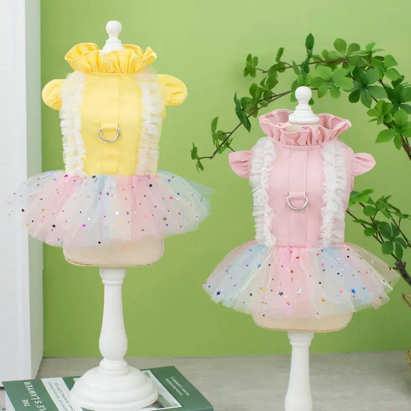 Casual 23 Bubble Colorful Sand Skirt for Small and Medium-sized Dogs - Poodle Pet Dog Clothes - Dog Apparel and Accessories