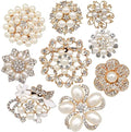 Fashion Gold Flower Brooch DIY Brooch Personality Brooch for Women