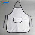 Protective Sublimation Polyester Apron Blanks Adult Color Rim Pocket Aprons for Custom Printing MegaBDM
