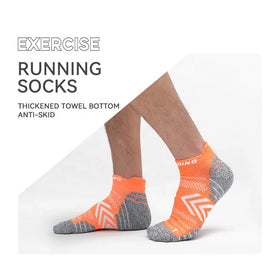 LINGTU Wholesale Men Running Socks Ankle Athletic Socks Wicking Cushioned for Men Walking-Arch Compression Support