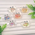Crab Animal Luminous Decorative Resin Beads for Hair Clip Art Mobile Phone Cases Slime Toys DIY Craft Shoe Customization
