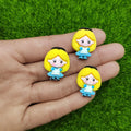 100Pcs Assorted Flatback Mini Resin Princess Cute Girls Embellishments DIY Scrapbooking Craft Making Phone Case Decor Supplier