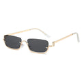 Superhot Eyewear 14609 Fashion 2025 Retro Vintage Rectangle Women Half Frame Sunglasses
