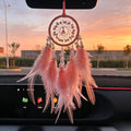 Natural Crystal Quartz Suncatcher Car Dream Catcher Dream Catcher for the Car Wholesale