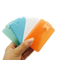 Multi Color PP 20ml Spray Bottles Credit Card Shaped Empty Plastic Pocket Perfume Bottles for Travel