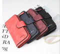 2025 Factory Top Sale Ladies Pu Leather Purse Wallet Phone Holder Double Zipper Cell Phone Pu Leather Purse Wallet