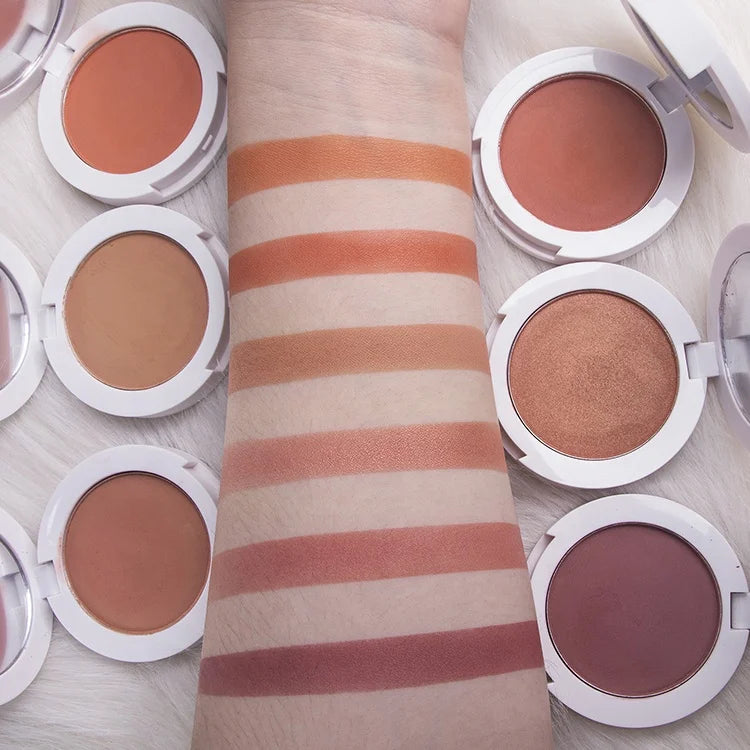 New Fashions Blusher Makeup Pigmented Powder Blushers Korean Pressed Powder Single Blush Palette