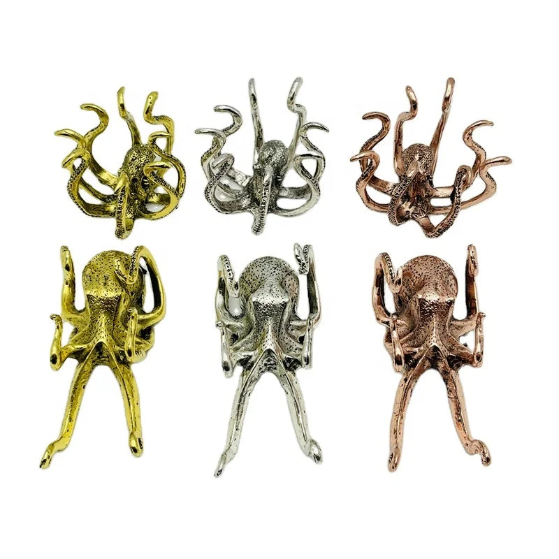 Wholesale Metal Base Crystal Holder Quartz Crystal Sphere Gemstone Octopus Display Stand