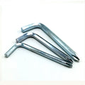 OEM Custom Hex Allen Wrench L-Type Torque Cross Dead Phillips Screw Zinc Plated Steel Handle Industrial DIY 100pcs 3mm 4mm 5mm