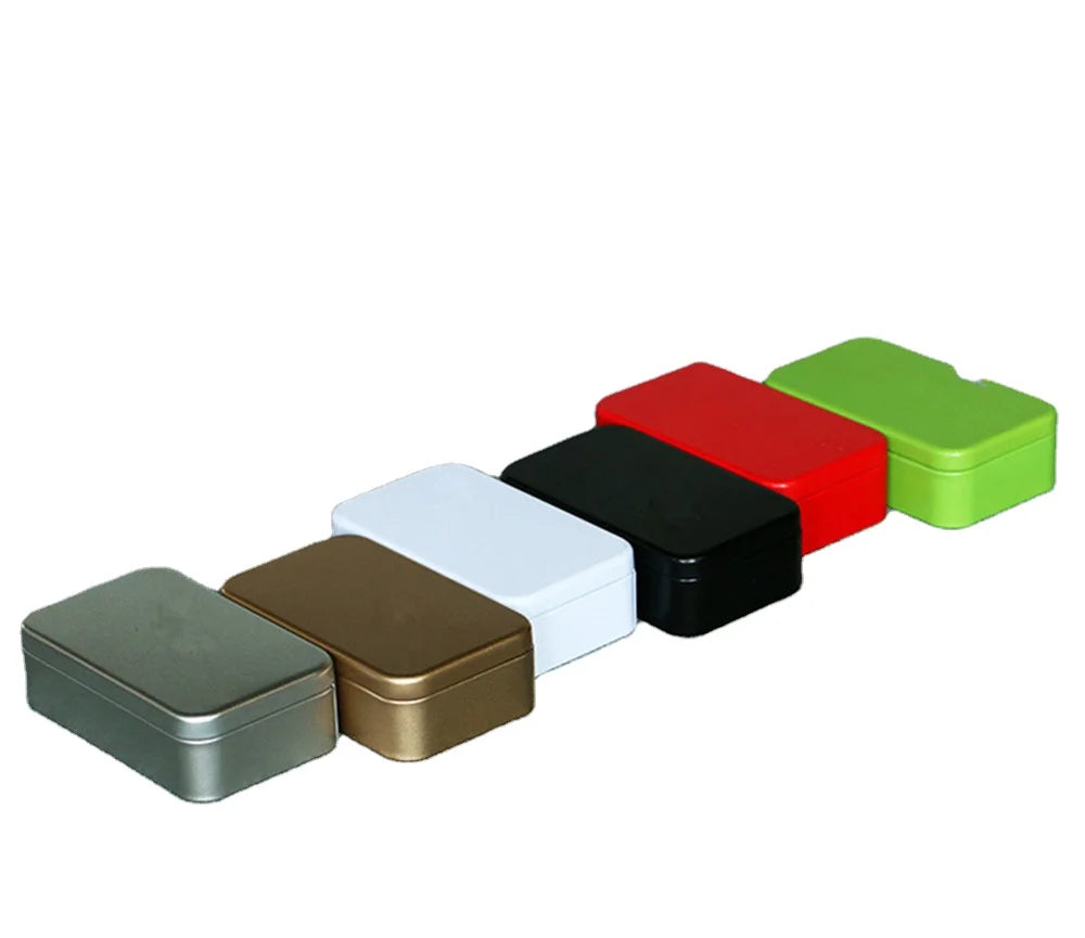 110x65x32mm Rectangular Tin Can Box for Gifts Accessories Tools Food Toys Chocolate Cookies Candies Tea