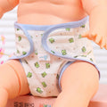 Newborn 6-12 Months Printed Cotton Infant Training Diaper Pants Four Seasons Velcro Adhesive Buckle Diaper Pocket Cloth Diapers