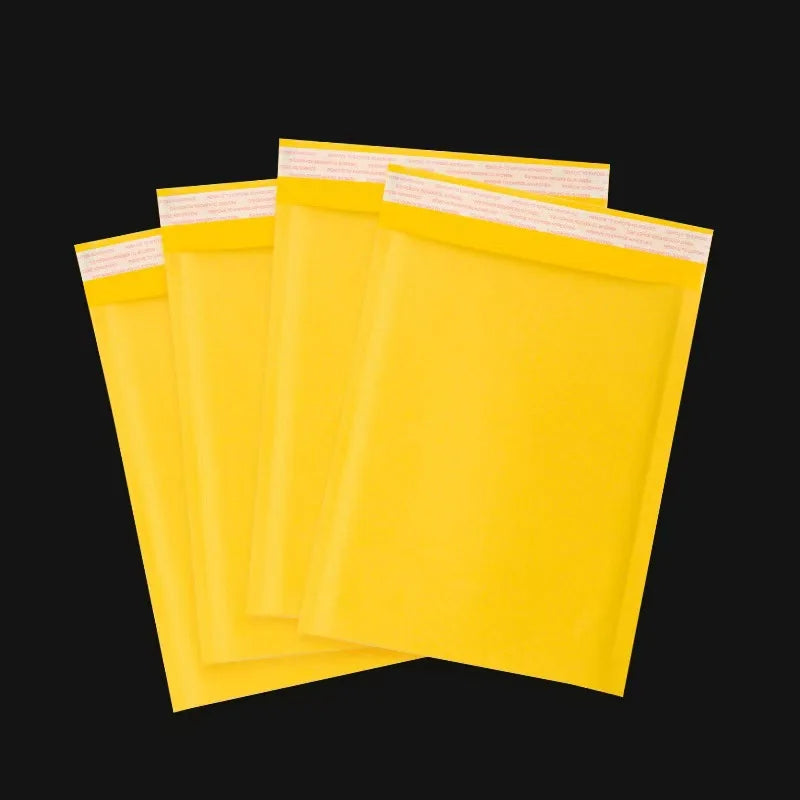 Factory Price Bubble Mailers Padded Envelopes Several Sizes Option Self Seal Yellow Mailing Bag Business School Office Supplies