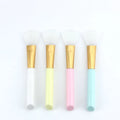 Lovely Pink Blue Silicone Mask Applicator Silicon Spatula Hairless Brush for Face Mud Peel Masking