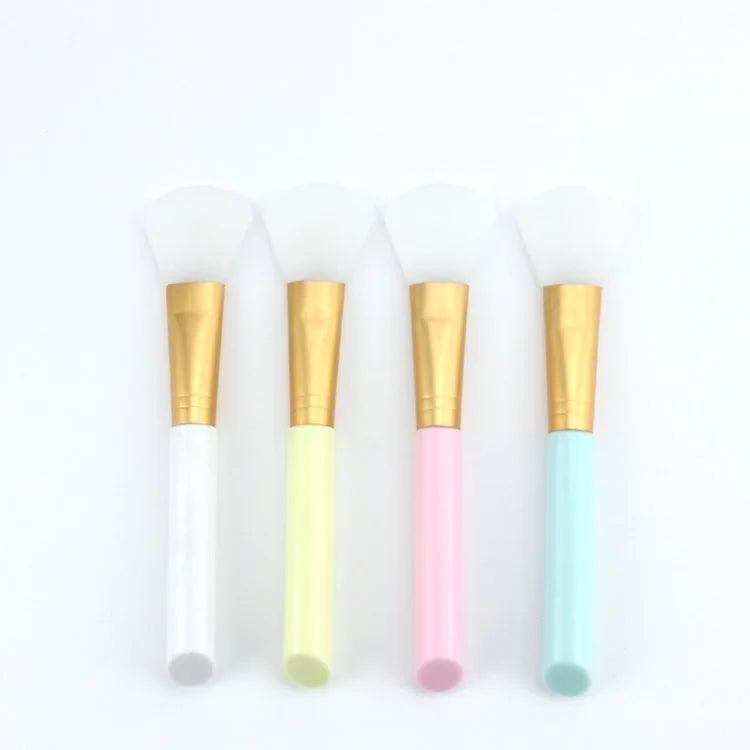 Lovely Pink Blue Silicone Mask Applicator Silicon Spatula Hairless Brush for Face Mud Peel Masking